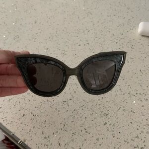 Gentle monster sunglasses grey metal cat eye